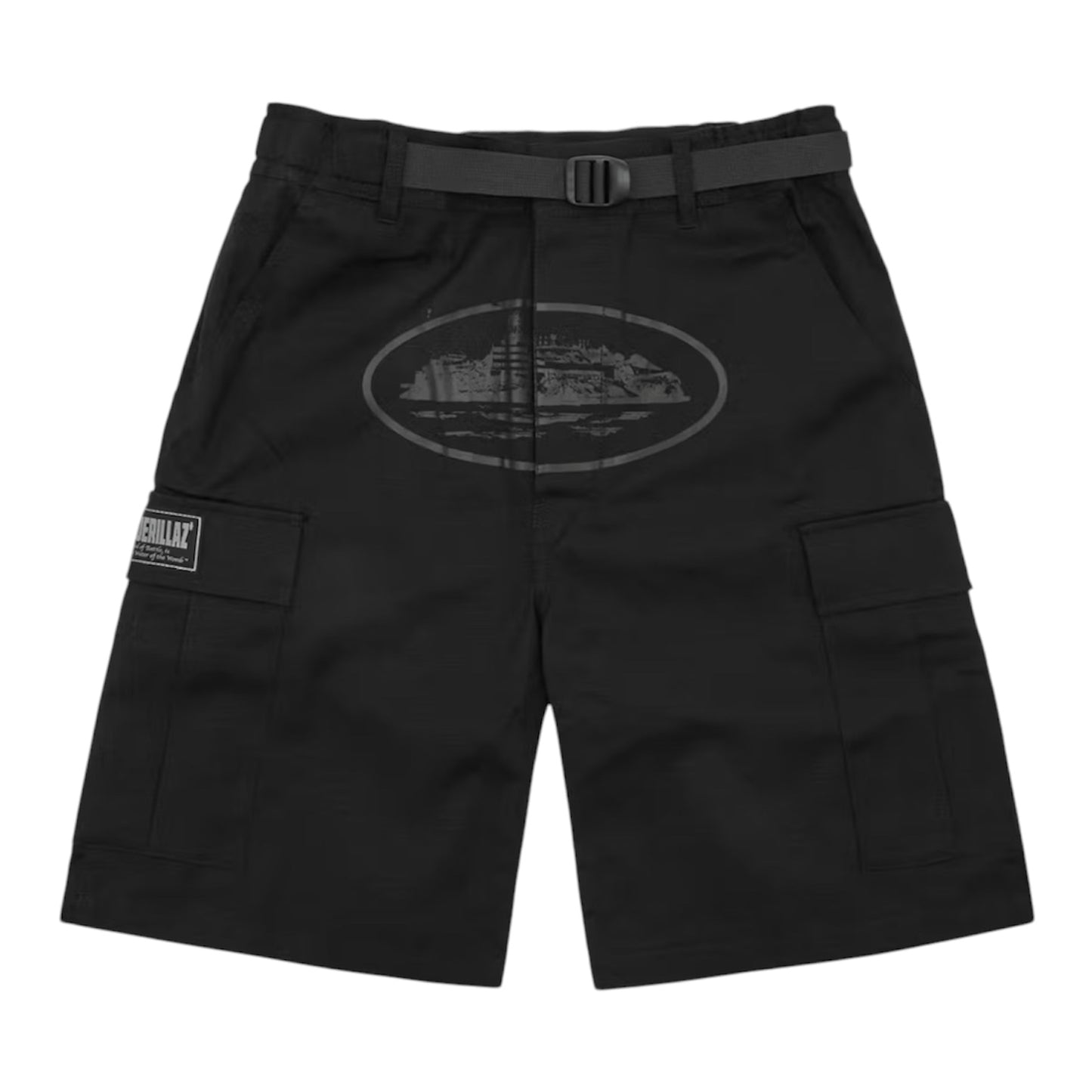 Short Corteiz Alcatraz Triple Black