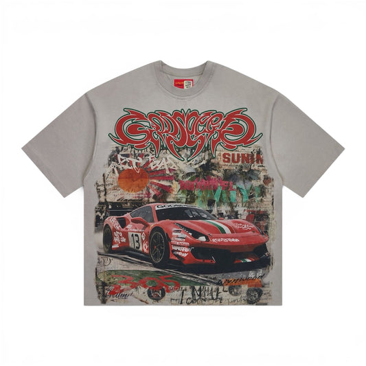 T-Shirt Godspeed Superrun Grey Boom