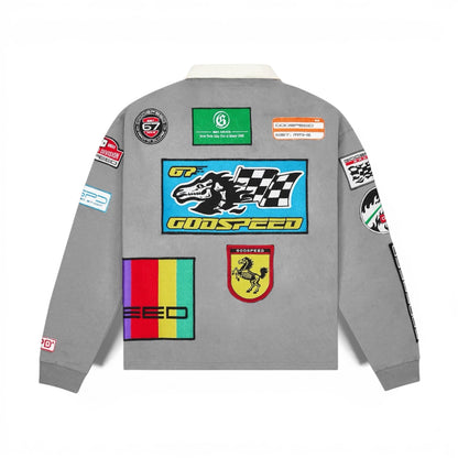 Zip Polo Godspeed GRC Quarter Grey Boom