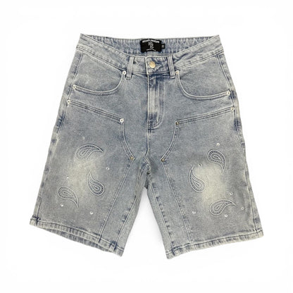Set Mixed Emotion Paisley Denim Blue