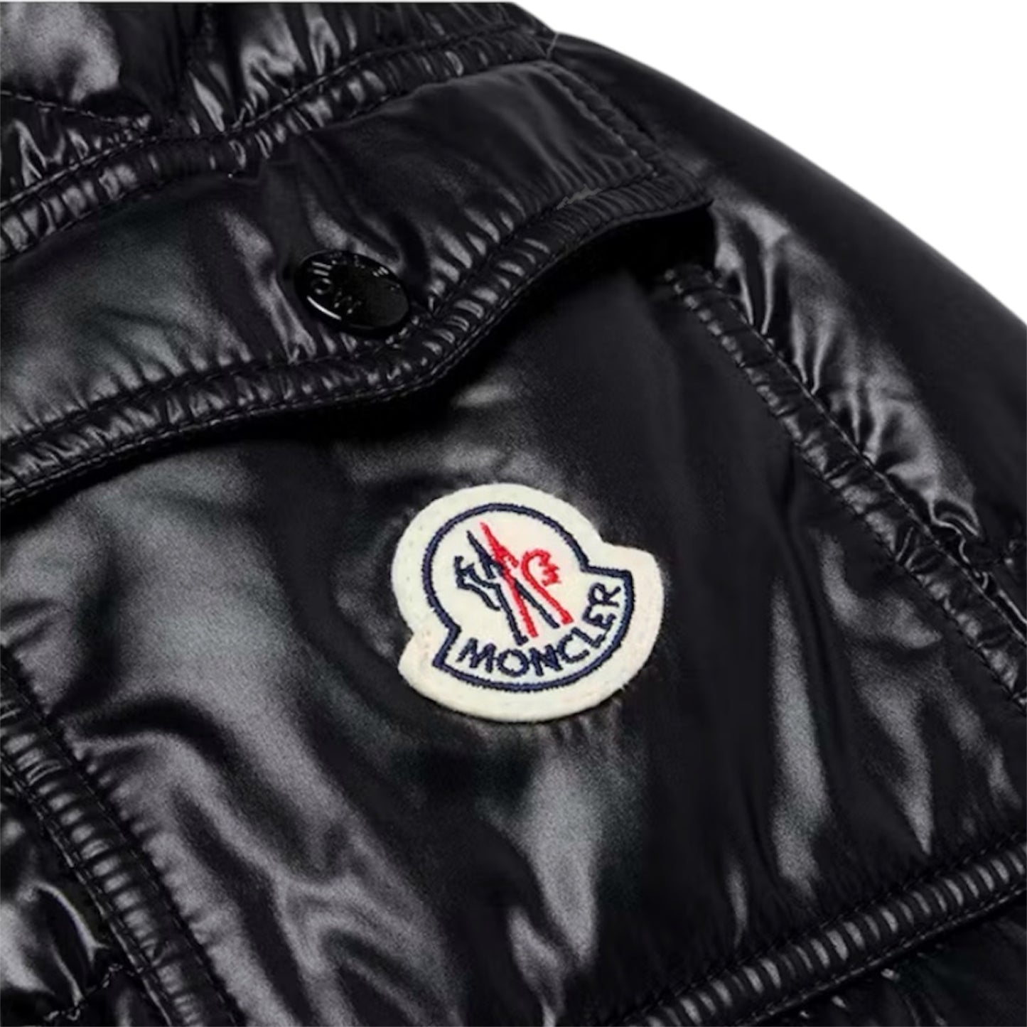 Moncler Maya Short Down Jacket Black