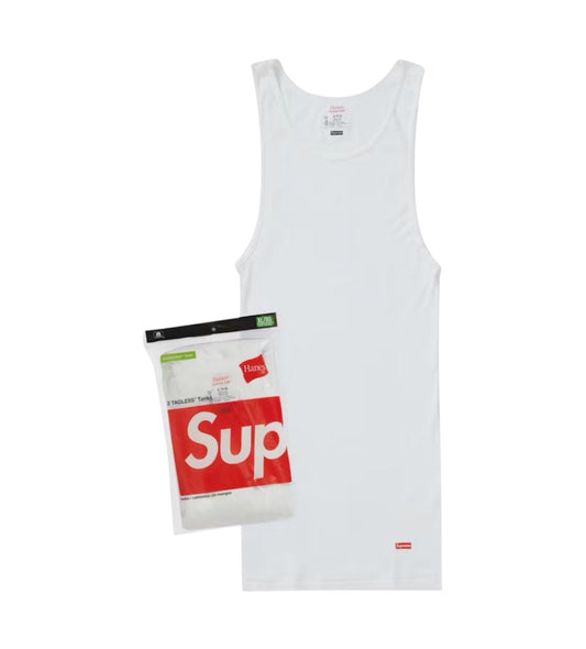 Supreme Hanes Tagles Tank Tops White (UNIDAD)