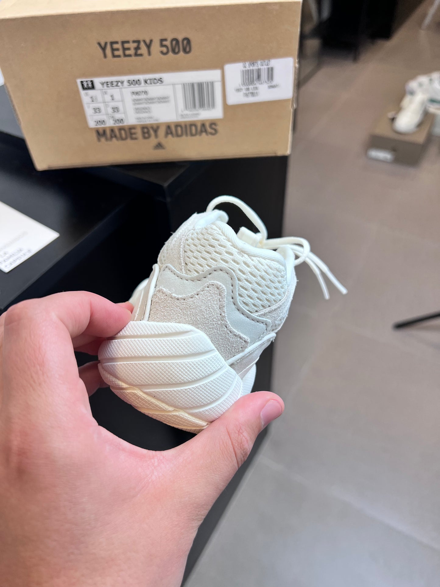 Adidas Yeezy 500 Bone White (Kids)