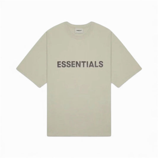 Fear of God Essentials Boxy T-Shirt Applique Logo Moss