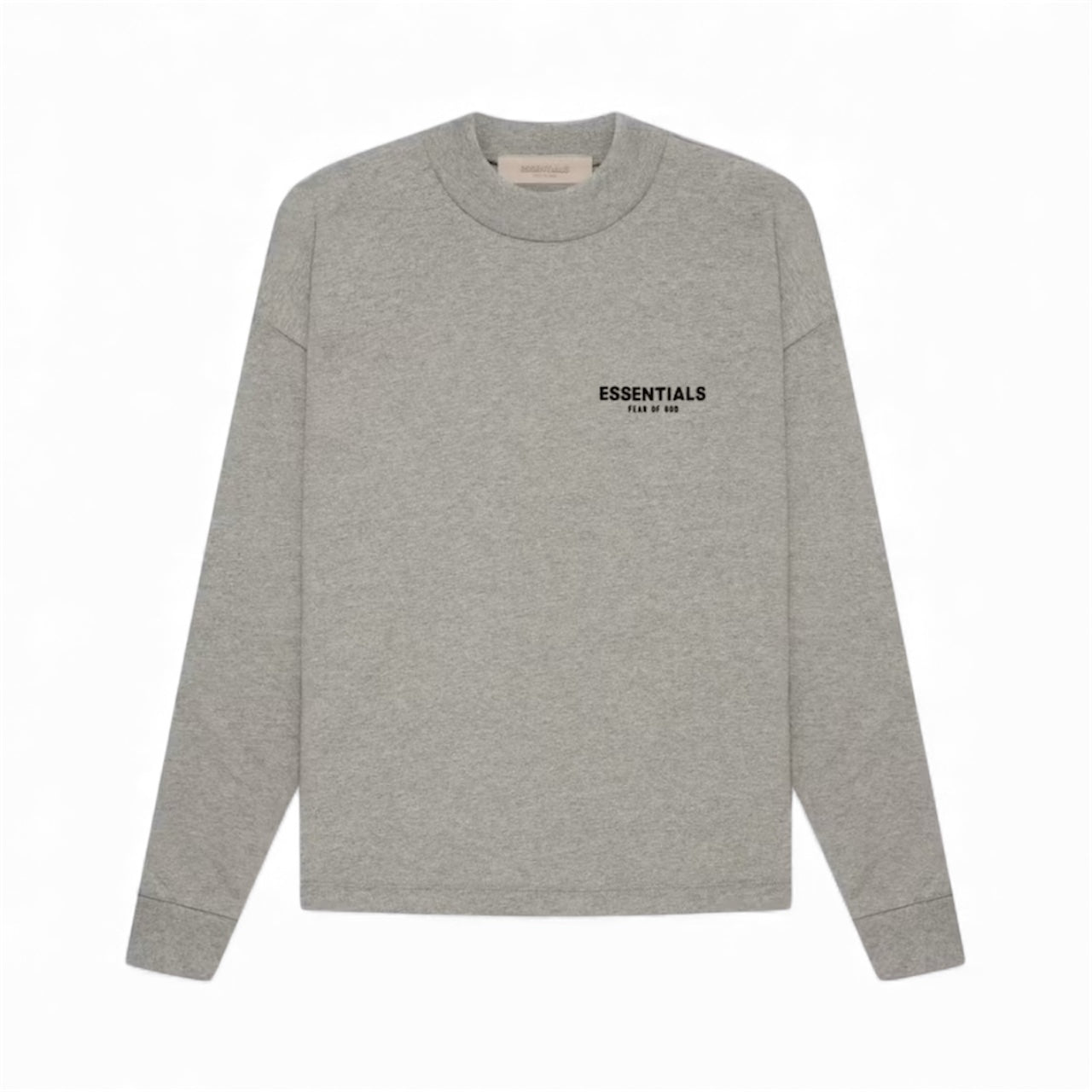 Fear of God Essentials L/S T-Shirt SS22 Dark Oatmeal (Usada)