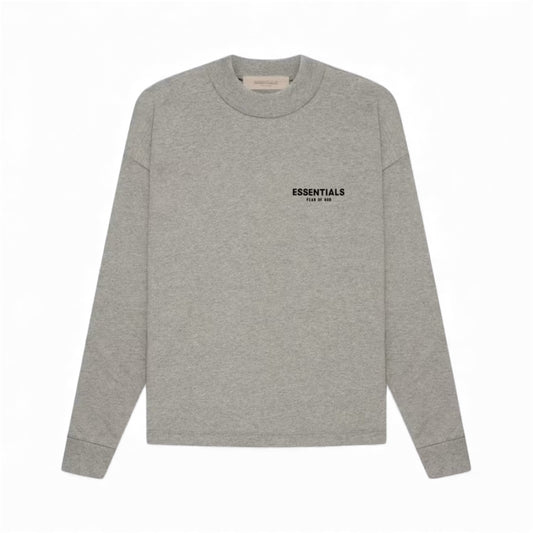 Fear of God Essentials L/S T-Shirt SS22 Dark Oatmeal (Usada)