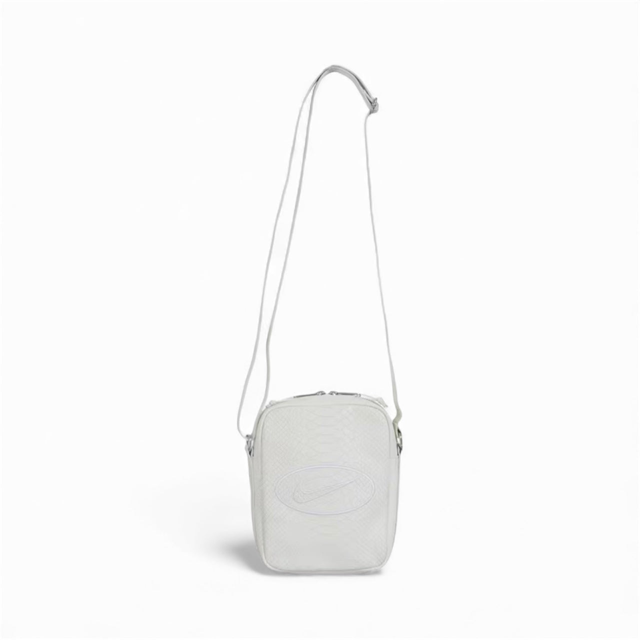 Supreme Nike Leather Shoulder Bag White