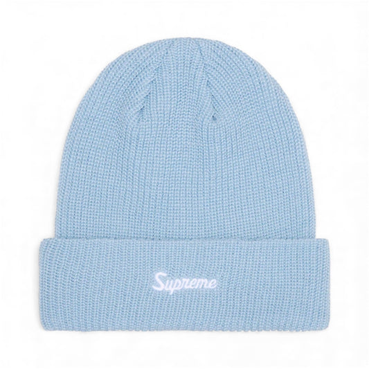 Supreme Loose Gauge Beanie Light Blue