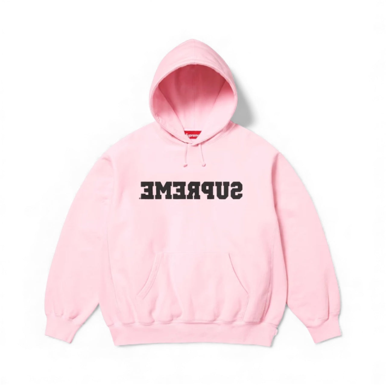 Supreme Reverse Hooded Sweatshirt Light Pink