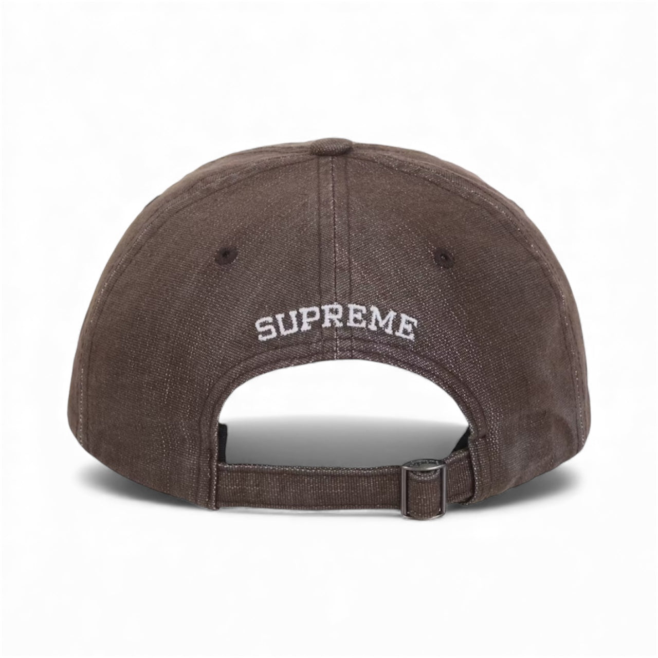 Supreme Cordura Denim S Logo 6-Panel Brown
