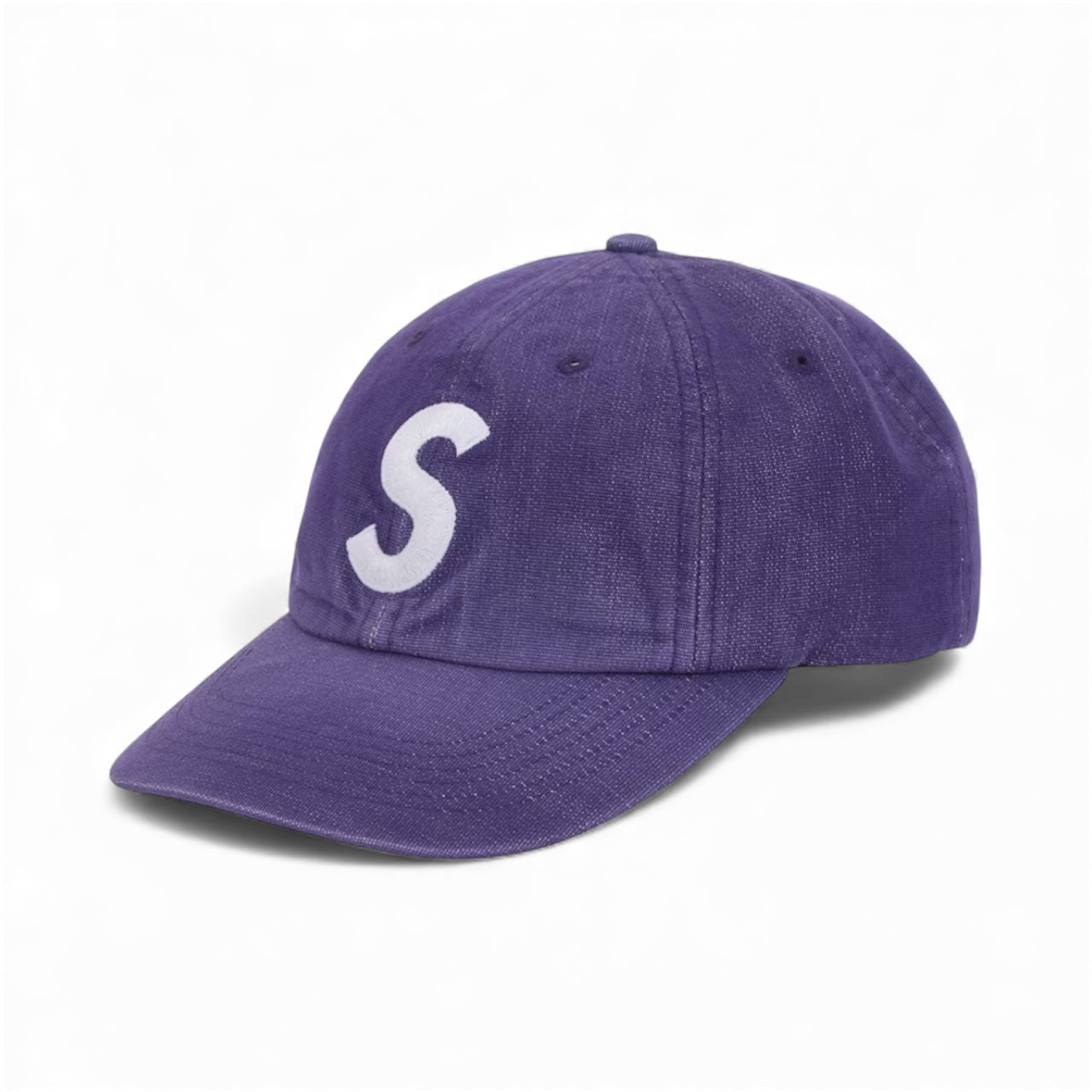 Supreme Cordura Denim S Logo 6-Panel Purple