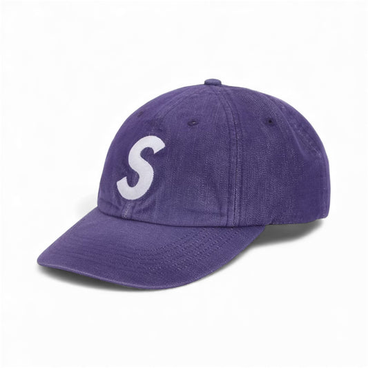 Supreme Cordura Denim S Logo 6-Panel Purple