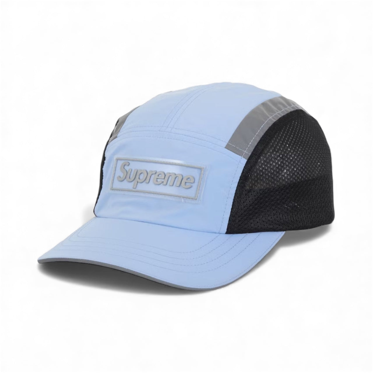 Supreme Side Mesh Camp Cap Light Blue