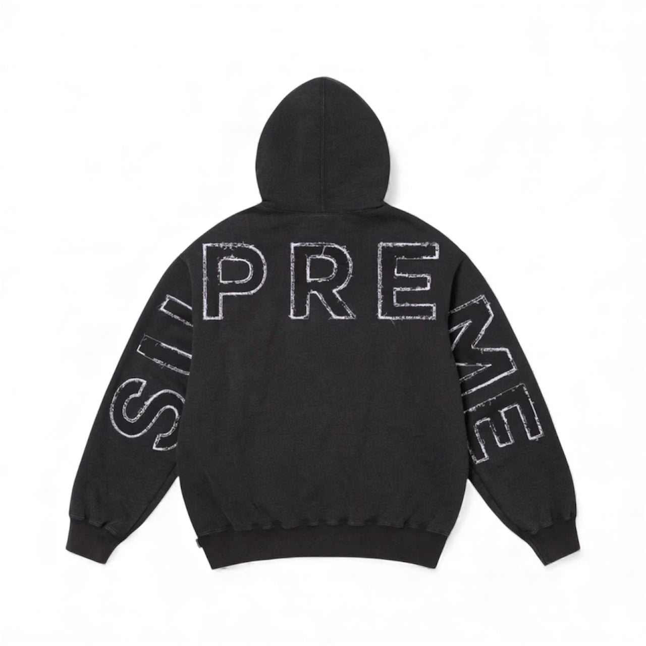 Supreme Hoodie Frayed Hooded