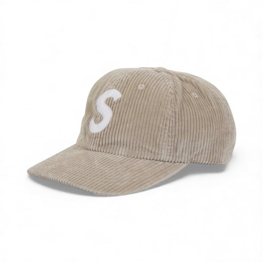 Supreme Corduroy S Logo 6-Panel Stone (FW24)