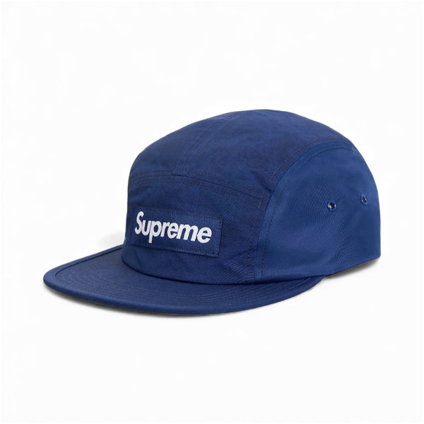 Supreme Waxed Ripstop Camp Cap Navy