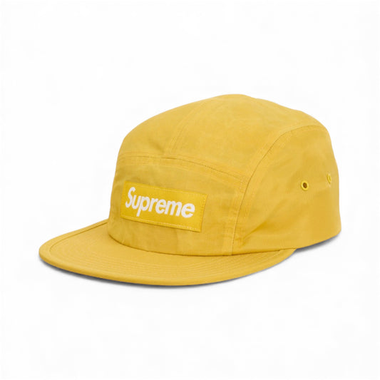 Supreme Waxed Ripstop Camp Cap Yellow