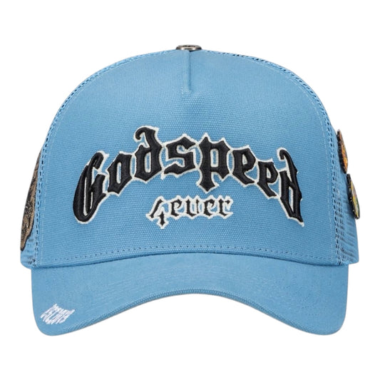 GS Forever Trucker Hat Godspeed Sky Blue Boom
