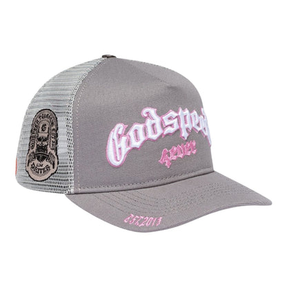 GS Forever Trucker Hat Godspeed Grey/Pink