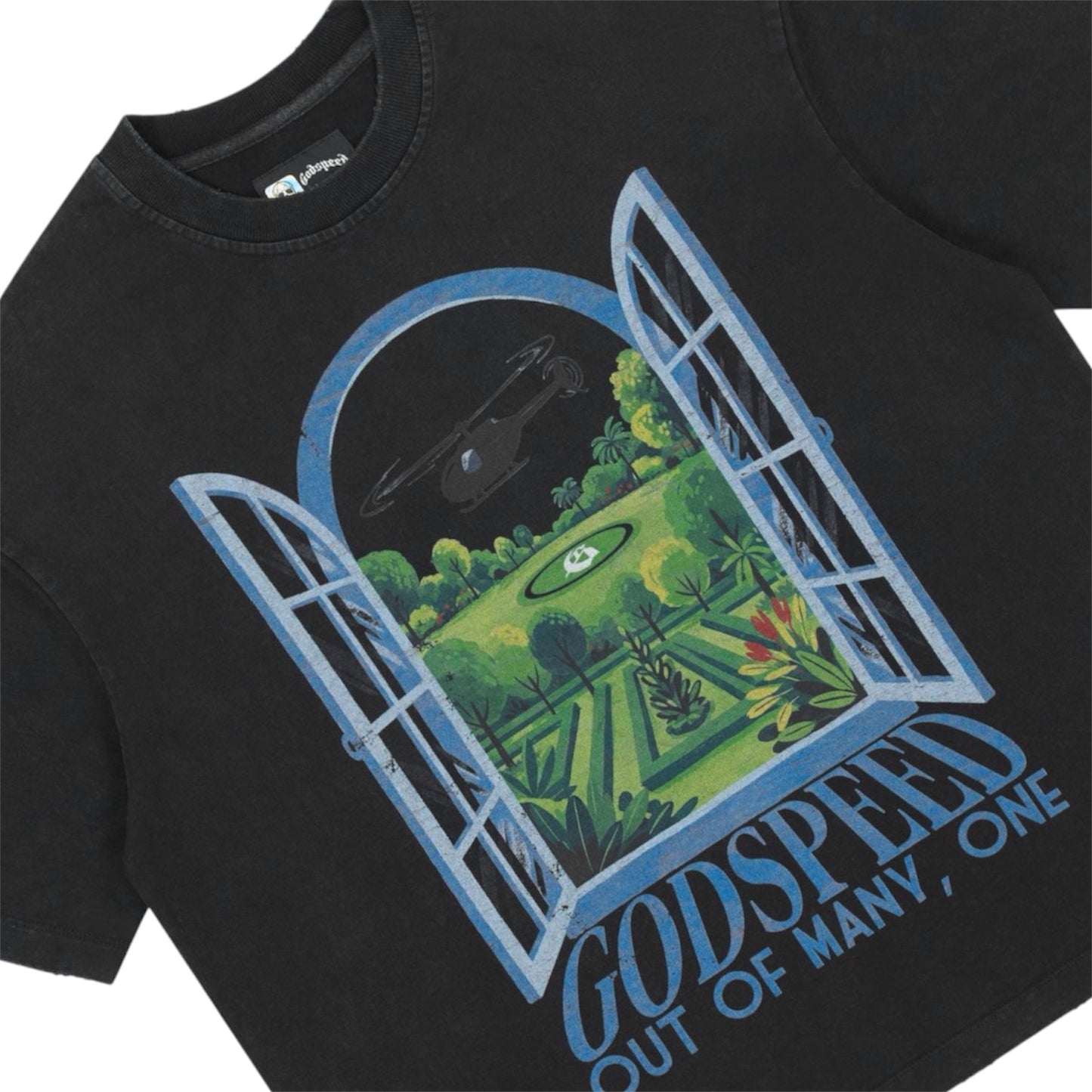 T-Shirt Godspeed Helipad Dreams Black