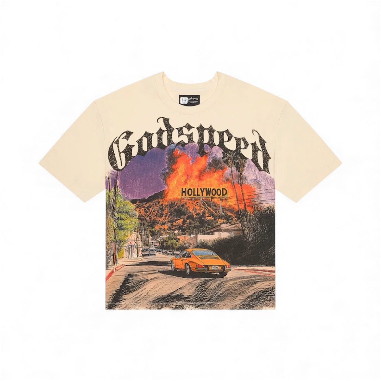 T-Shirt Godspeed Los Scandalous (Bone)