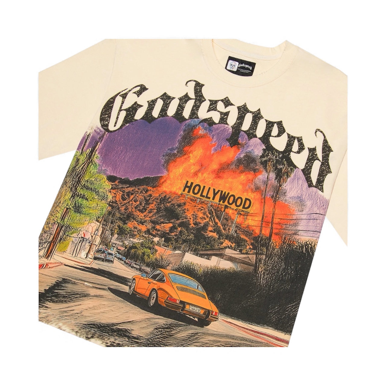 T-Shirt Godspeed Los Scandalous (Bone)