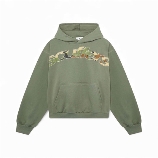 Hoodie Scuffers Animal Green