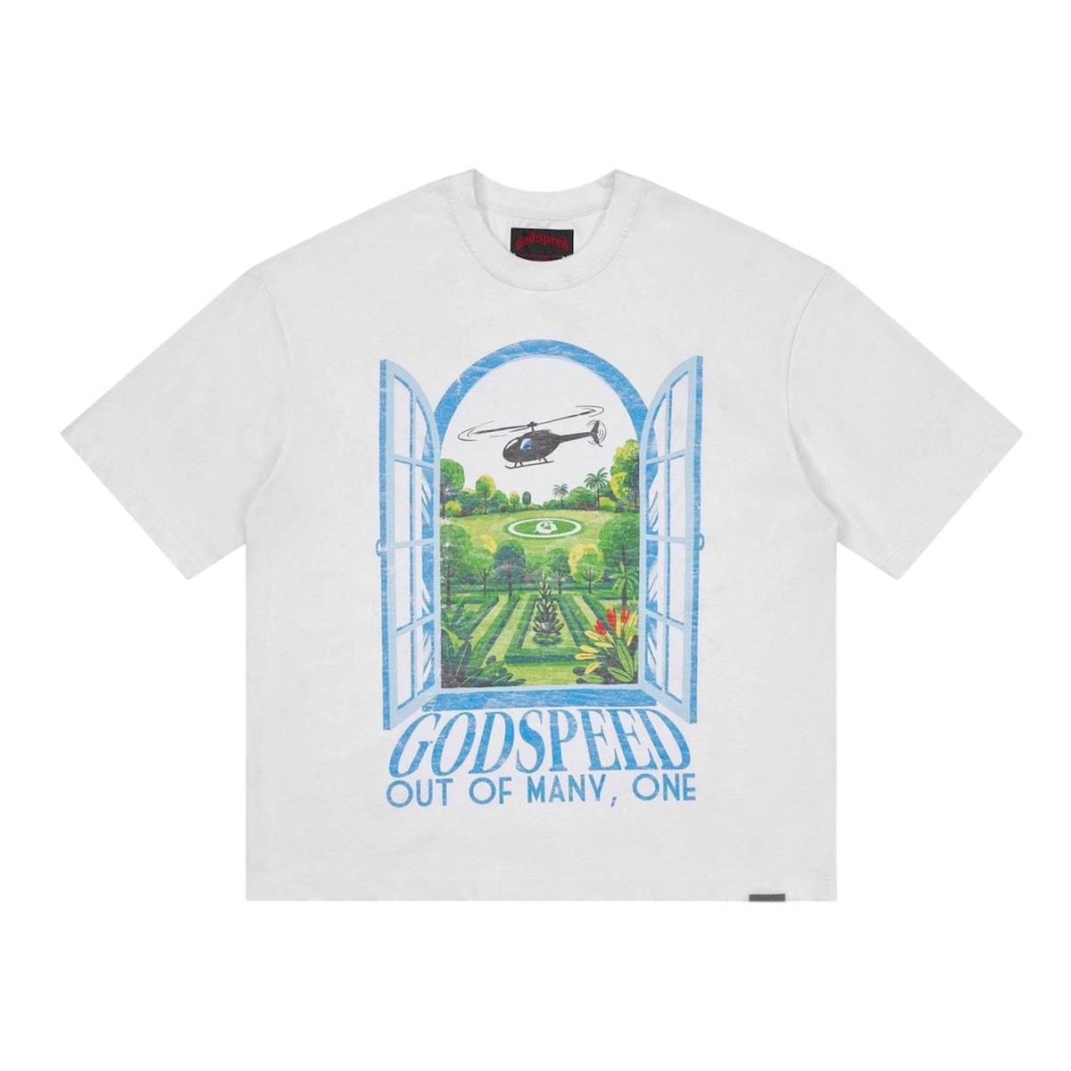 T-Shirt Godspeed Helipad Dreams White