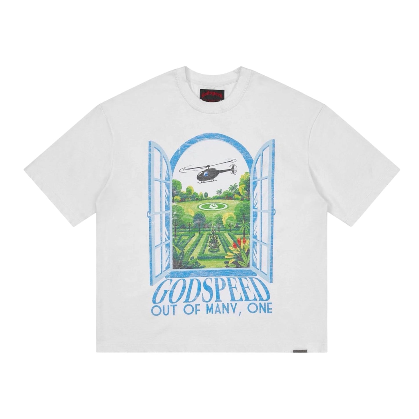 T-Shirt Godspeed Helipad Dreams White
