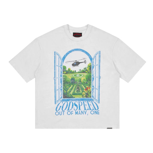T-Shirt Godspeed Helipad Dreams White
