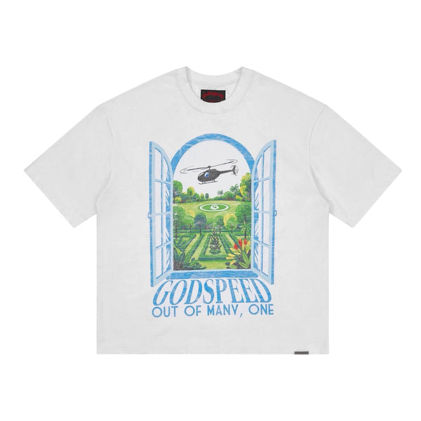 T-Shirt Godspeed Helipad Dreams White