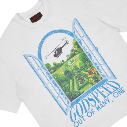 T-Shirt Godspeed Helipad Dreams White