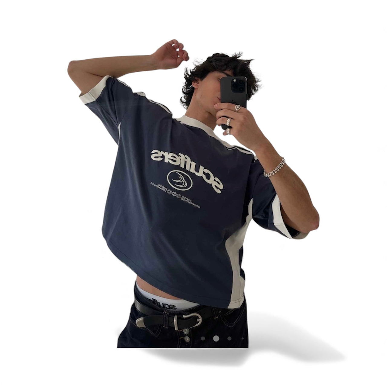 Scuffers T-Shirt Effortless Navy