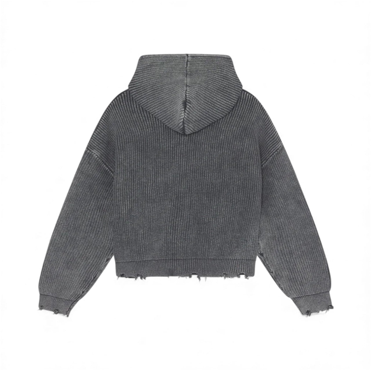 New Light Dark Buzz Knit Zipper Scuffers