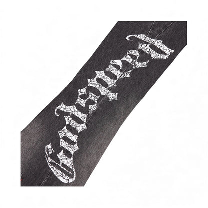 Denim Godspeed OG Logo Flared Grey Wash