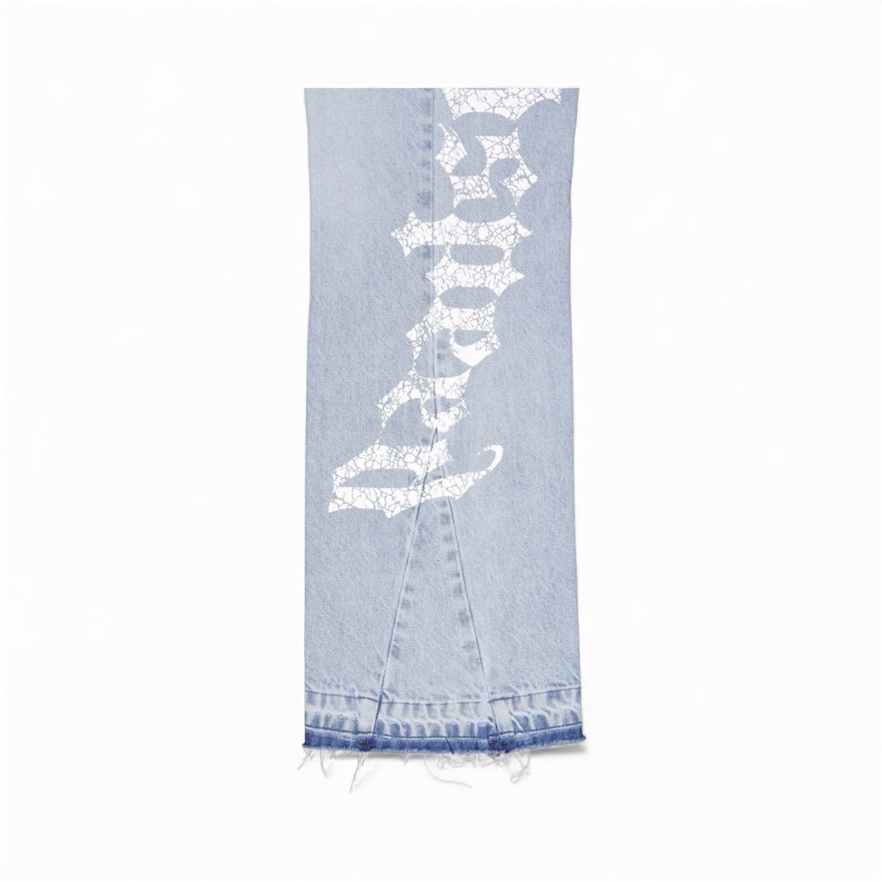 Denim Godspeed OG Logo Flared Printed Blue