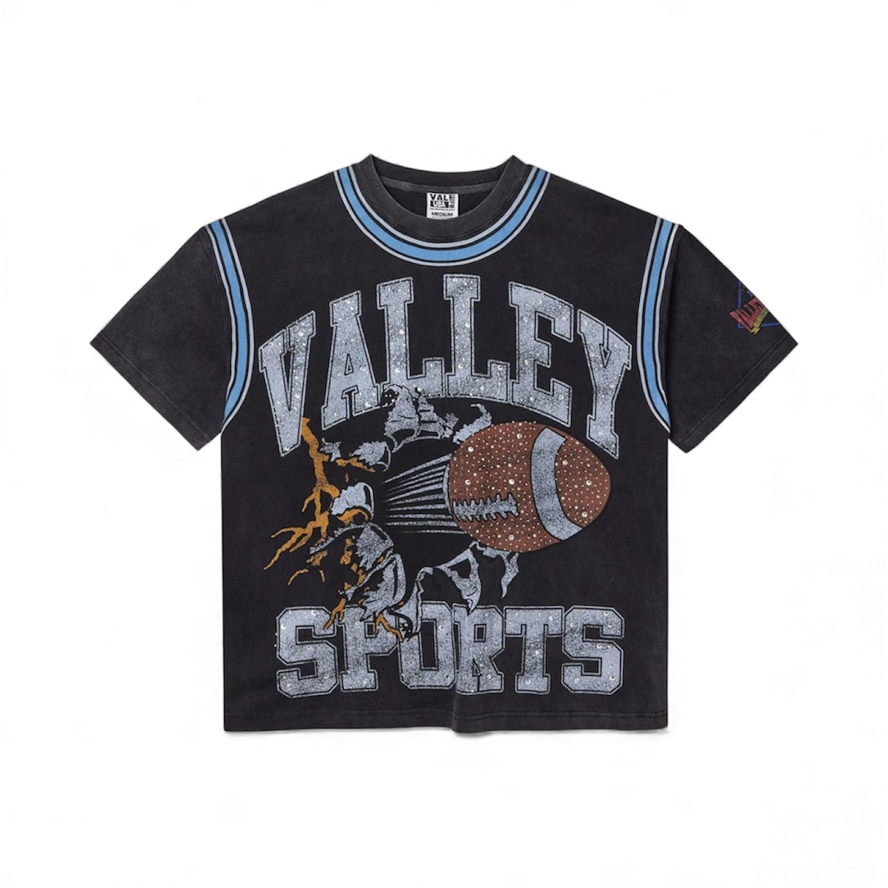 T-Shirt Valley Sport Classic Black Bling