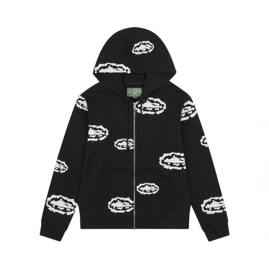 Corteiz x Denim Tears Cotton Wreath Set Black/White