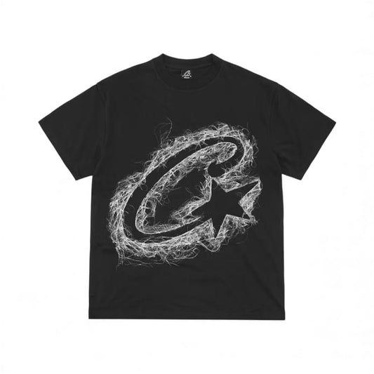 T-Shirt Corteiz C Star String Black