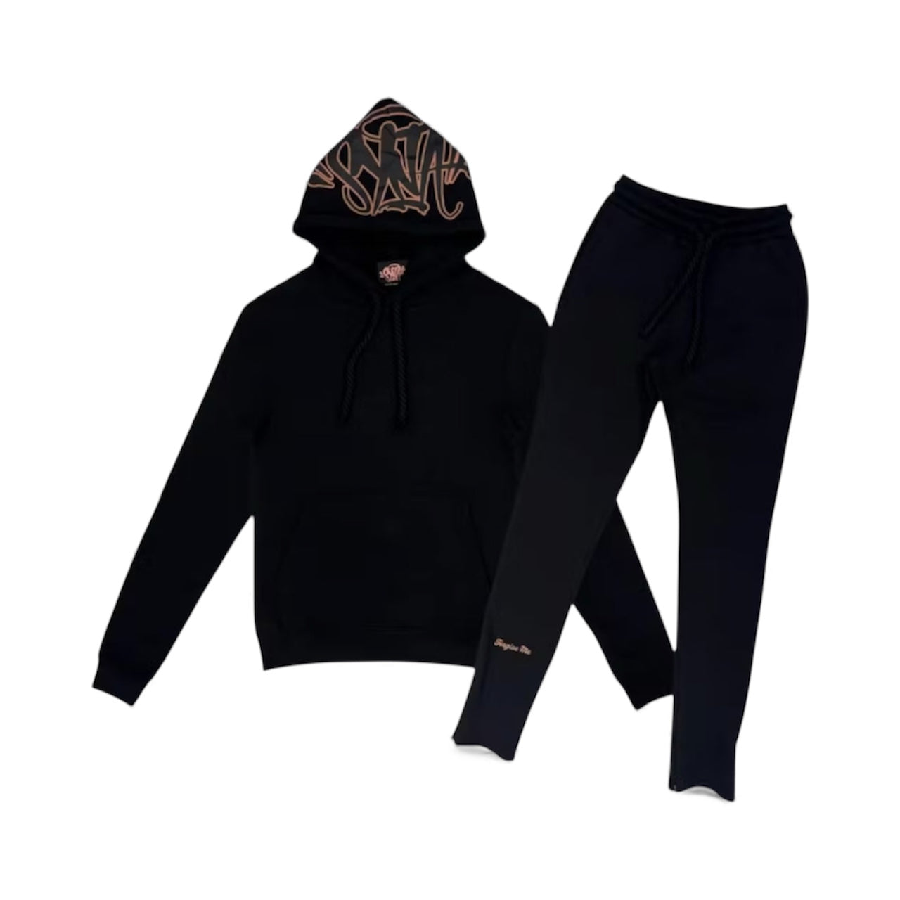 Syna Logo Tracksuit Black/Rose Gold