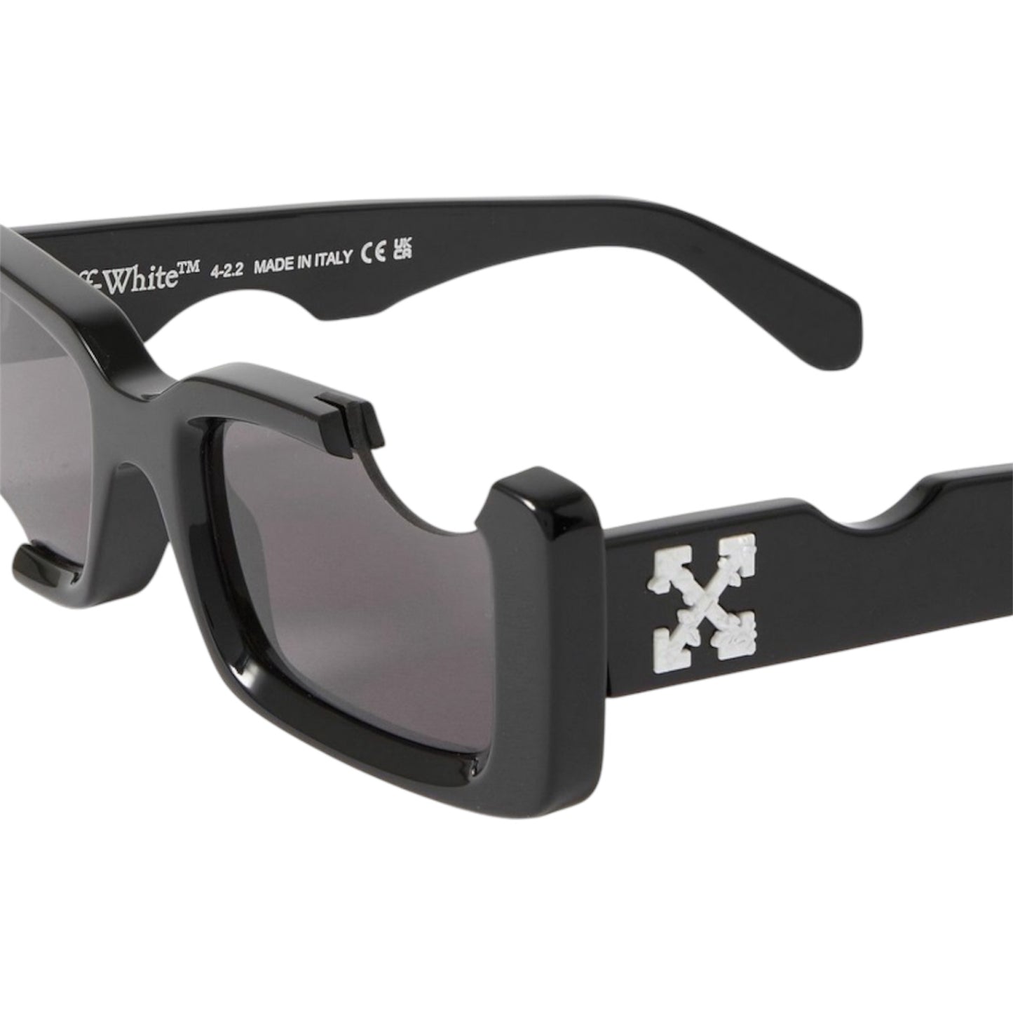Sunglasses Off-White Cady Cut-Out Rectangular Frame