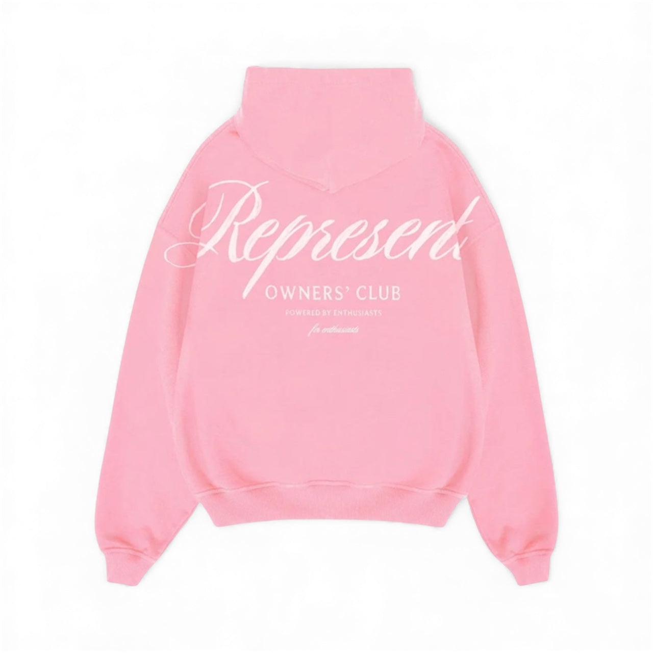 Represent Owners Club Script Hoodie Pink