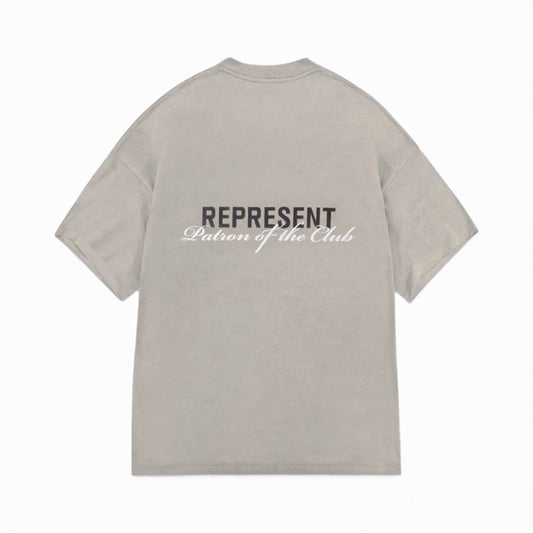 Represent Of The Club T-Shirt Mudstone