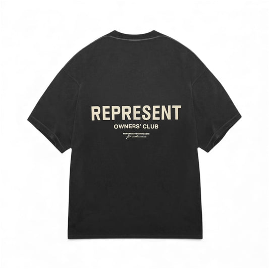 Represent Owners Club T-Shirt Aged Black