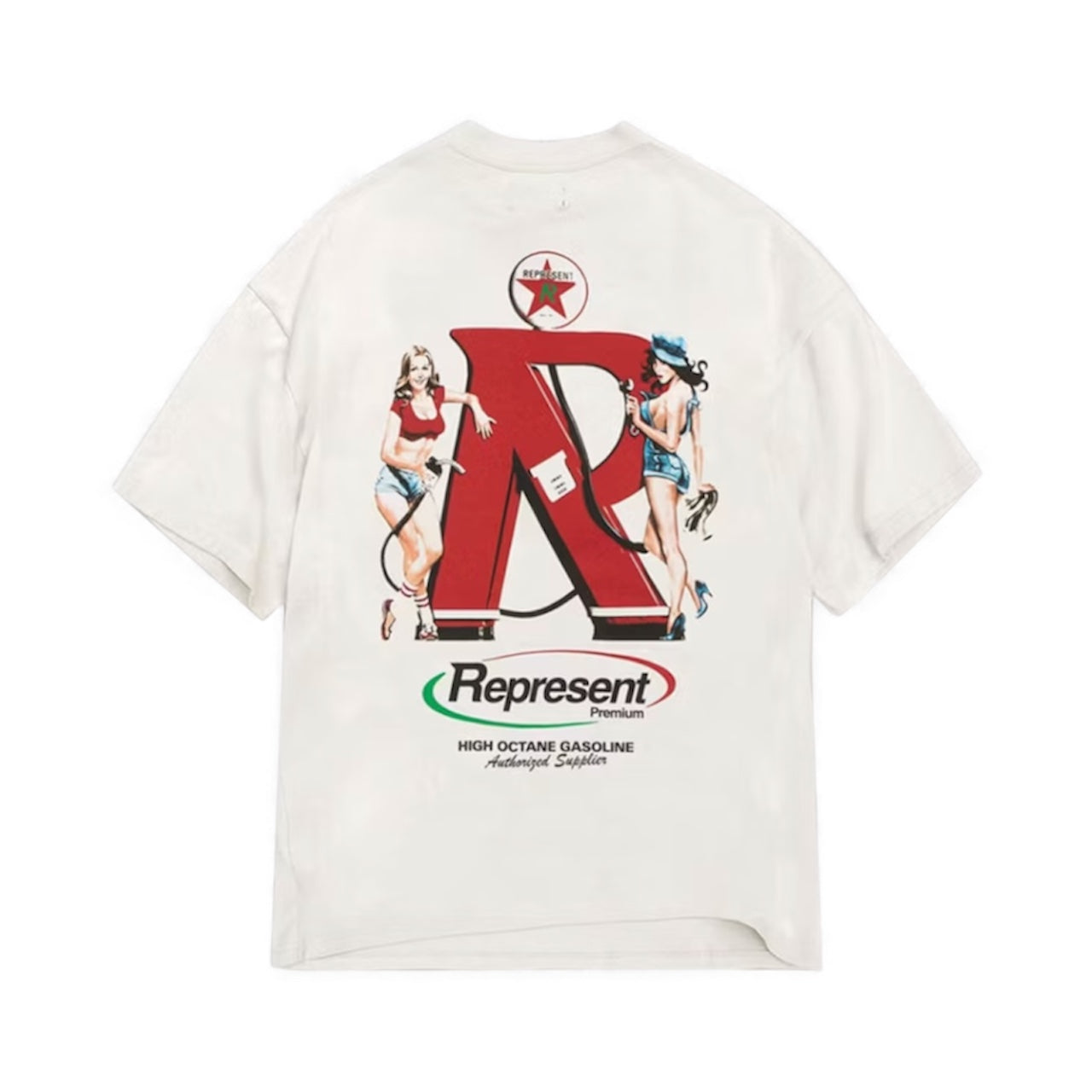 Represent Premium T-Shirt Flat White