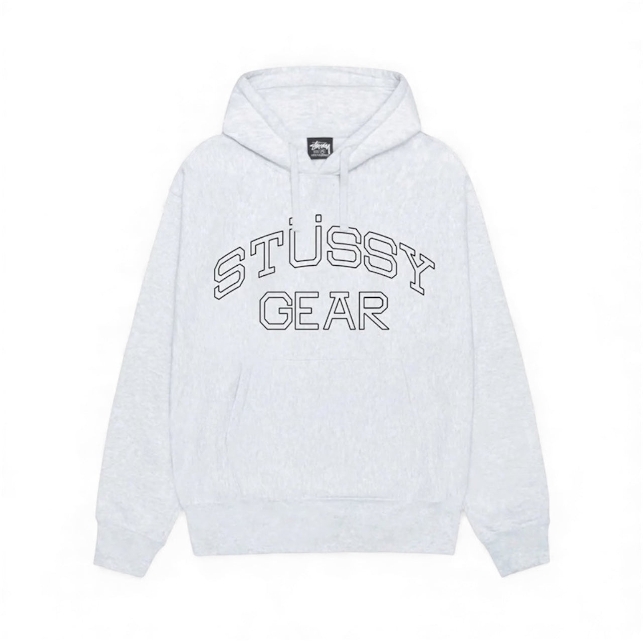 Stussy Gear Hoodie Ash Heather