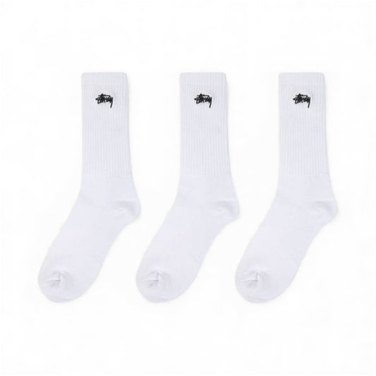 Stussy Socks Crew White (PAR)
