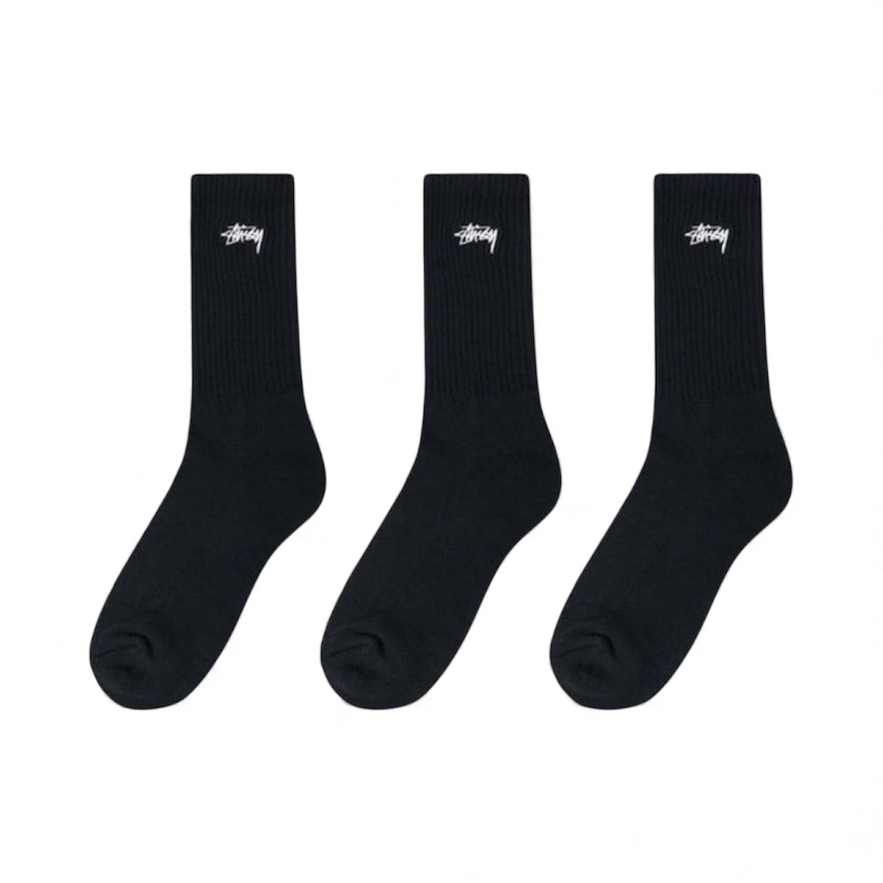 Stussy Socks Crew Black (PAR)