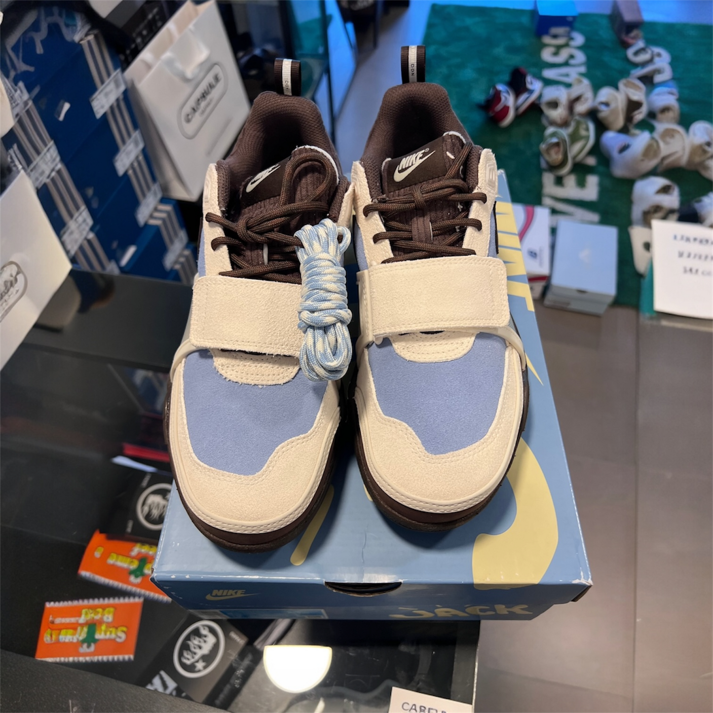 Nike Zoom Field Jaxx Travis Scott Leche Blue