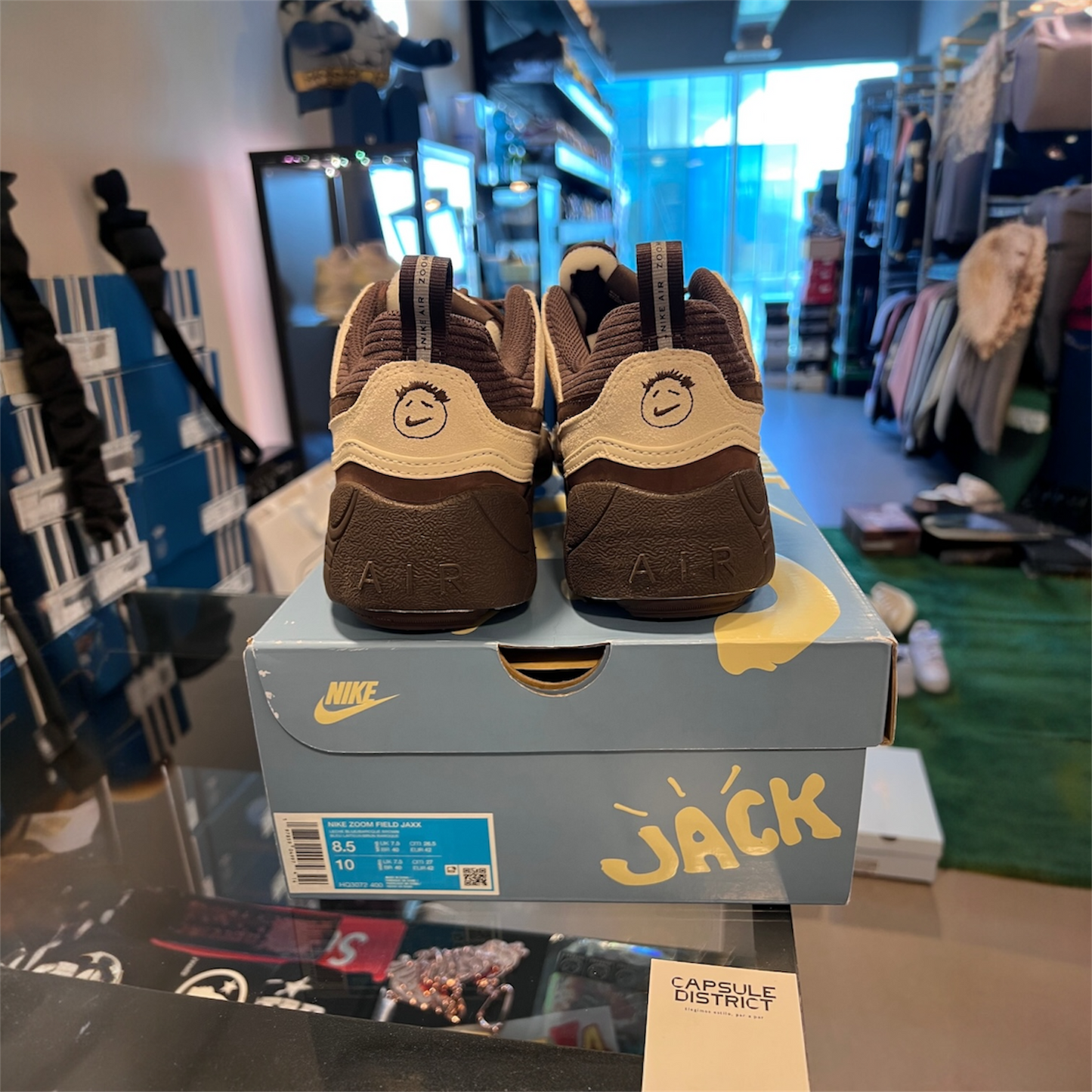 Nike Zoom Field Jaxx Travis Scott Leche Blue